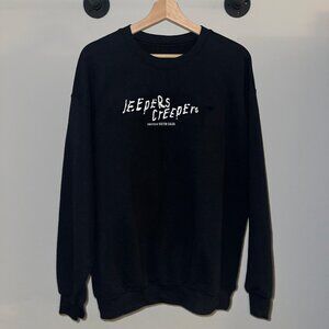 Black White Jeepers Creepers Y2K Horror Movie Film Crewneck Sweatshirt